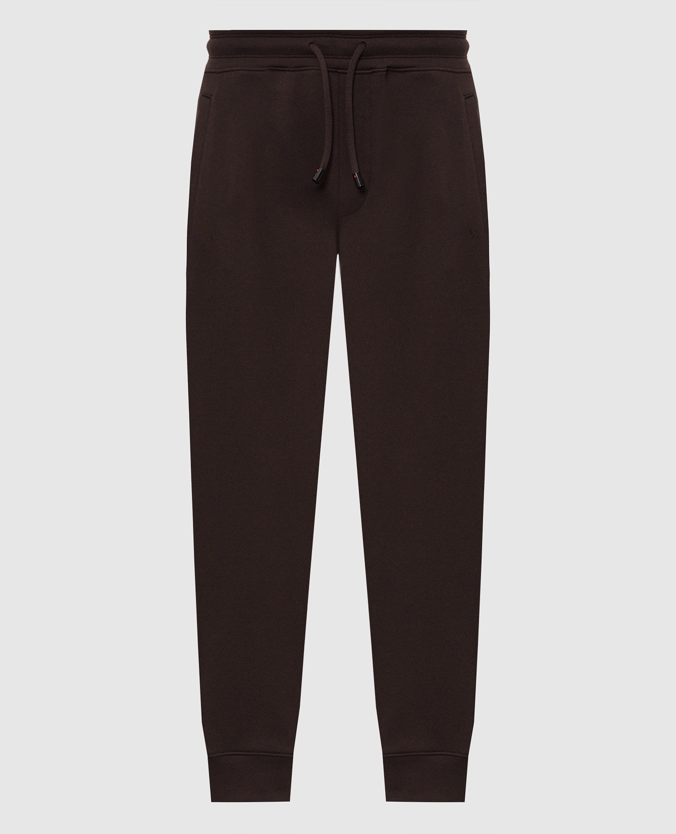 Bruine kasjmier joggingbroek