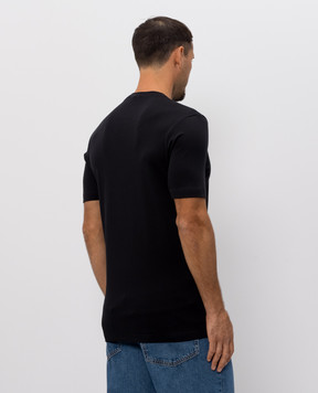 Stefan Brandt Black T-shirt ELI DELUXE ELIDELUXE185