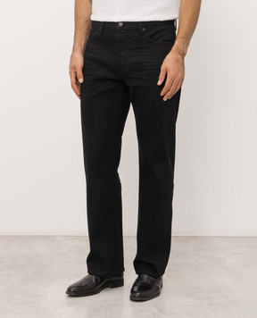 Tom Ford Black jeans with logo patch DPH003DMC084
