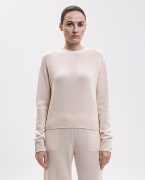 Sporty & Rich Ivory cashmere and wool jumper WS01282327CR01
