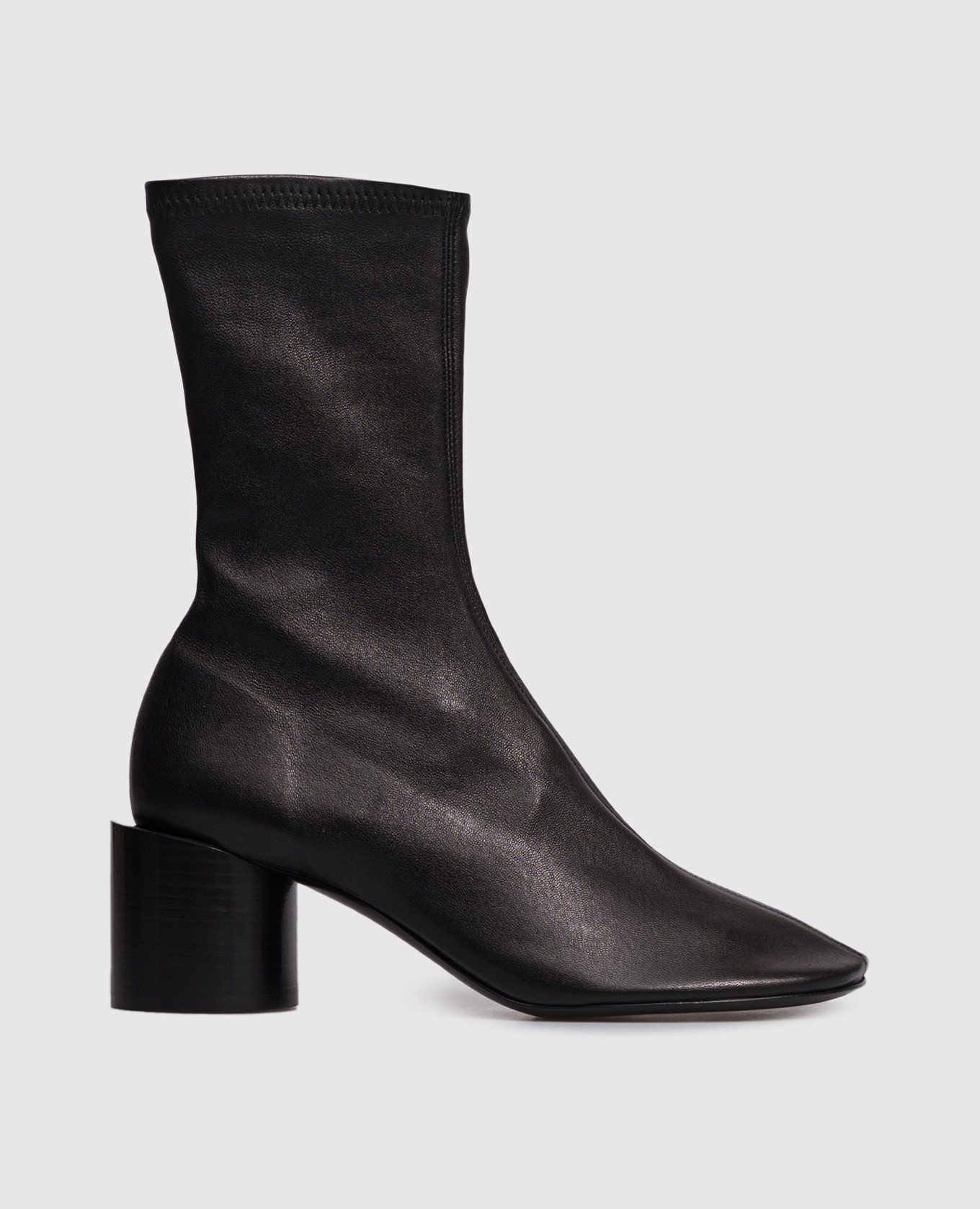 

Black leather ankle boots Jil Sander