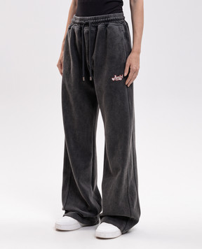 AMIRI Grey sweatpants with logo print AW426PA011