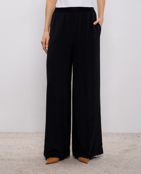 JOSEPH Black Hulin silk pants JF008402