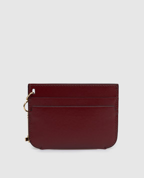 Givenchy Burgundy leather cardholder with pendant BB60QZB13A