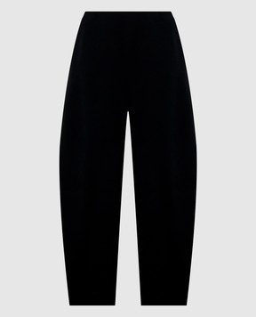 BOBOUTIC Black wool and cashmere pants 5136