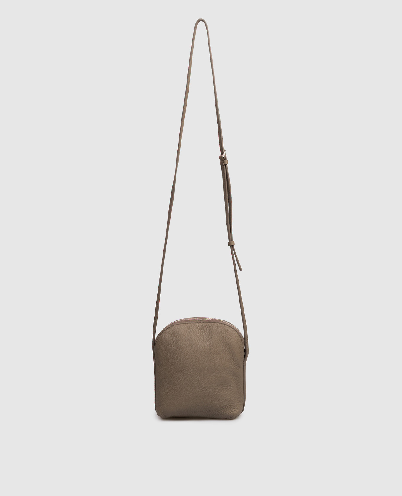 

Brown leather Annie bag The Row