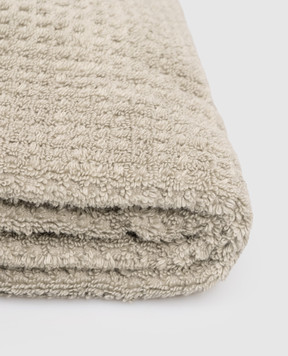 L'appartement Khaki terry towel TEXTURECOTTONBATHTOWEL