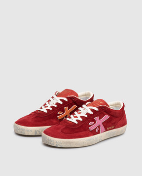 Premiata DAVIDD red suede sneakers DAVIDD8102