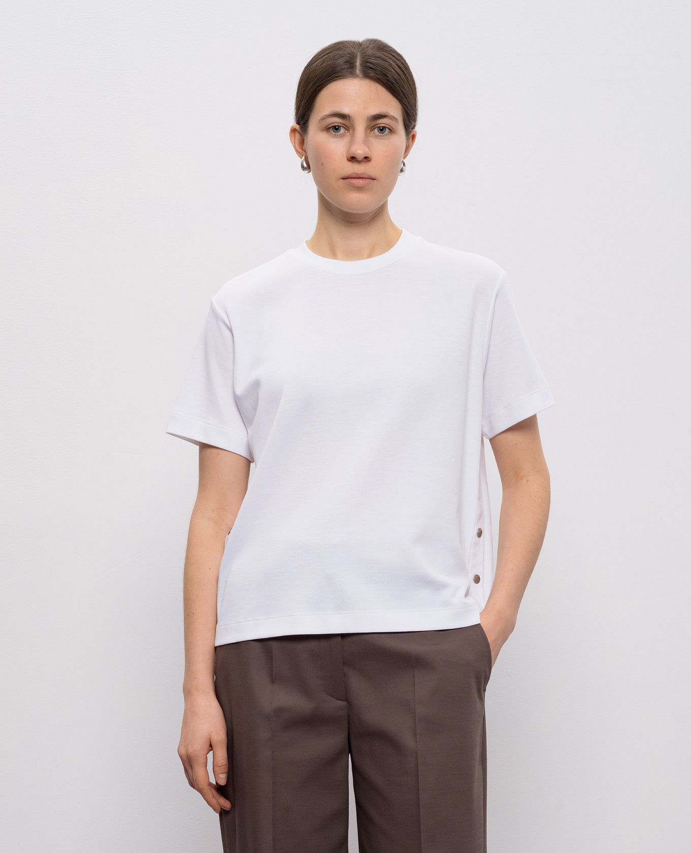 

White T-shirt Peserico