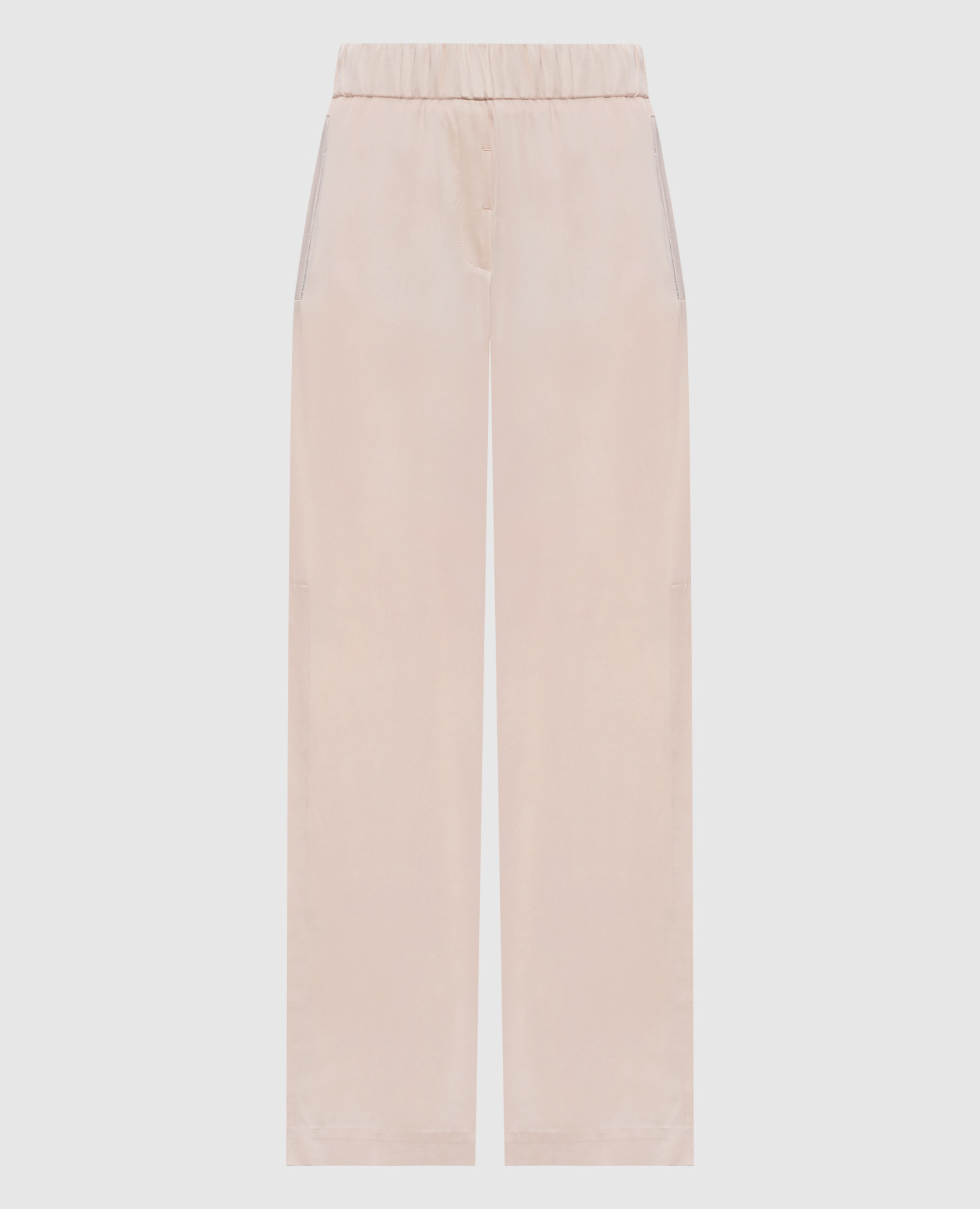 Pantalon rose avec une chaîne de Monil