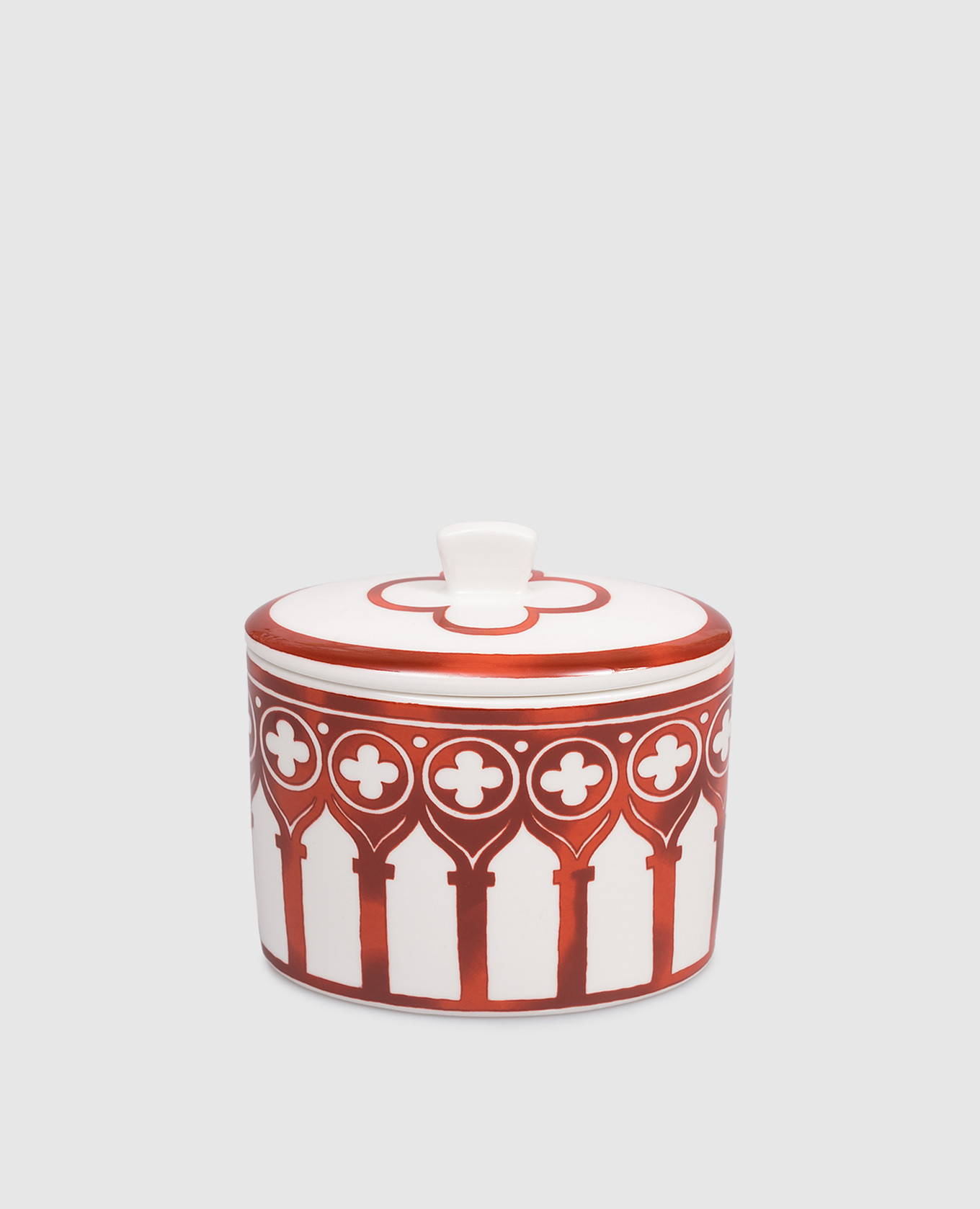 White porcelain sugar bowl Venezia with lid
