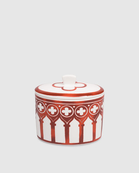 Geminiano Cozzi 1765 White porcelain sugar bowl Venezia with lid JQCGP319073