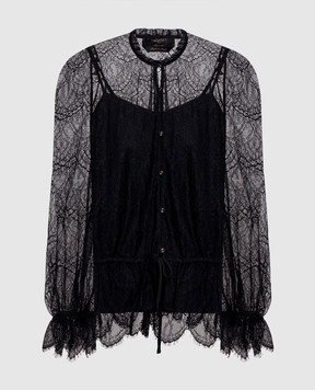 Twinset Black lace blouse 262TP274C