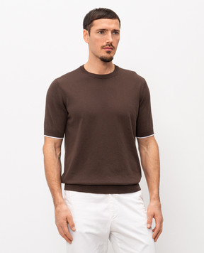 Peserico Brown T-shirt R59477F149173N