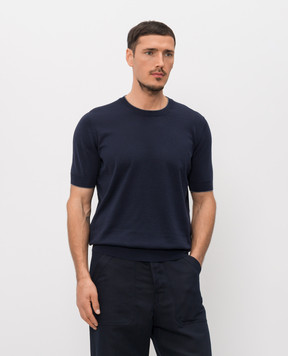 Brunello Cucinelli Blue cotton T-shirt M29805200