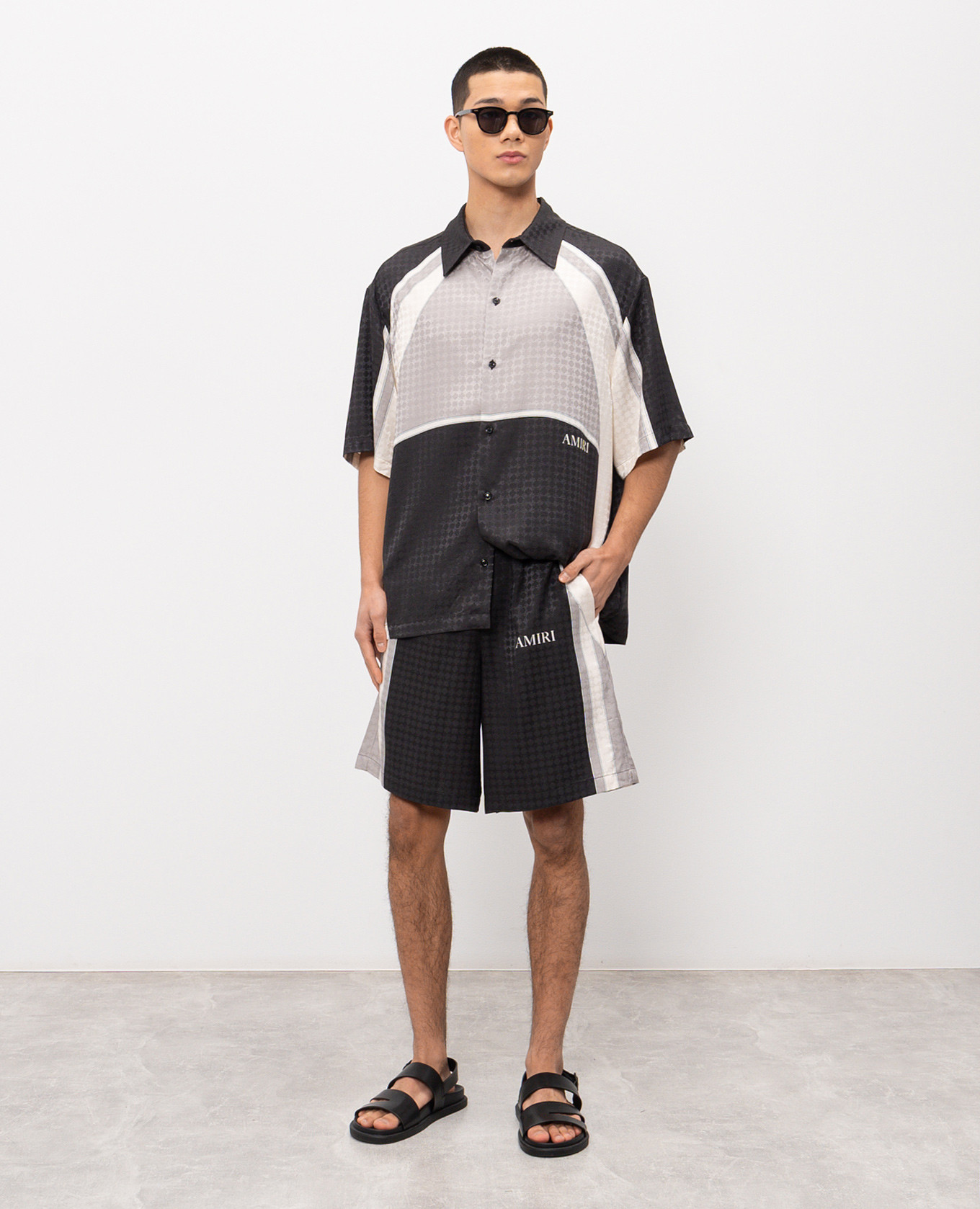 

Black patterned shirt AMIRI