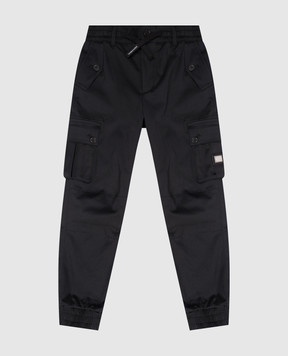 Dolce&Gabbana Children's black joggers L45P22FUFJH812+