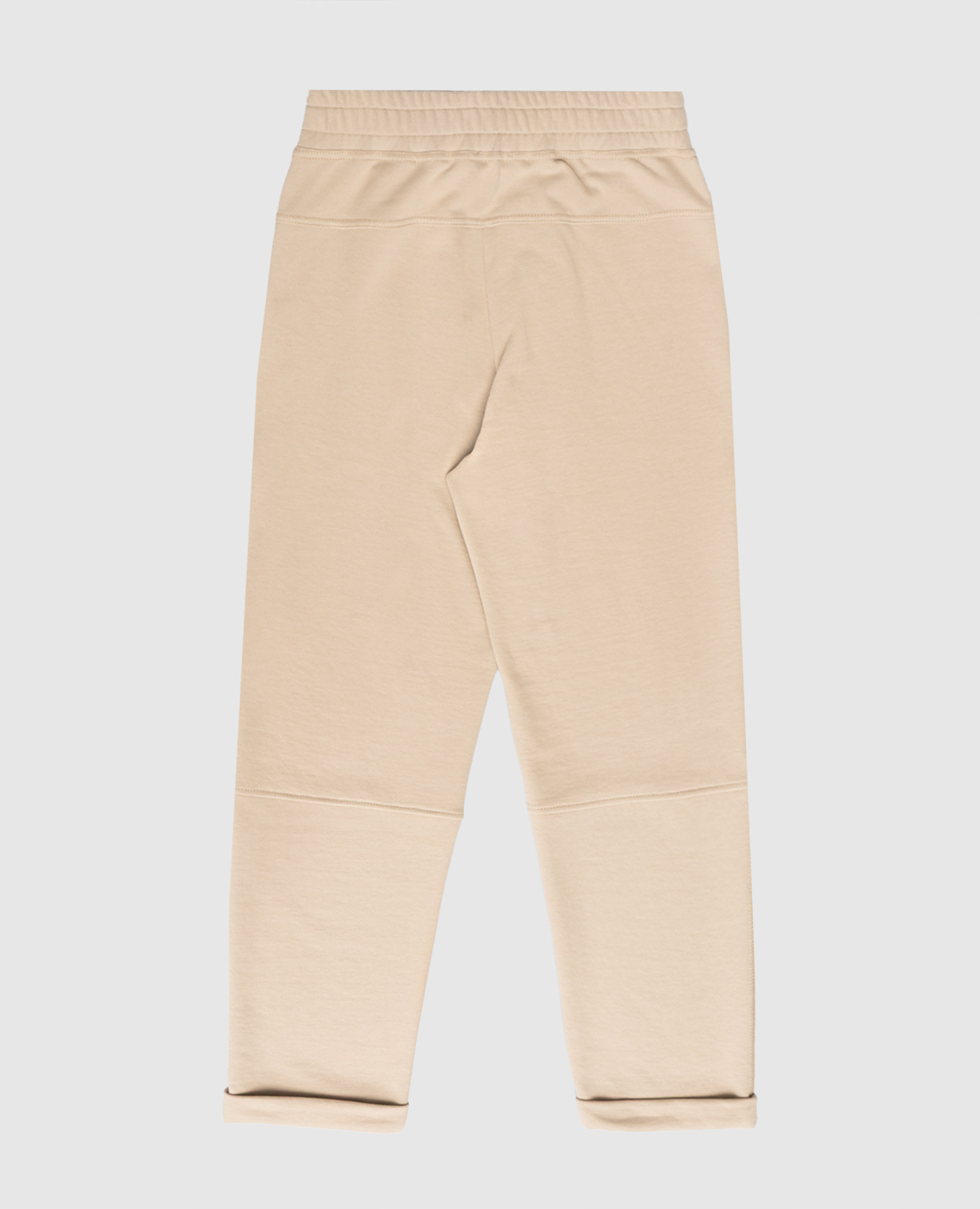 

Children's beige track pants with lapels Brunello Cucinelli