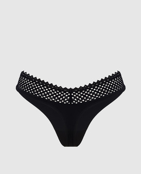 Wolford Black lace thong panties 4W2310