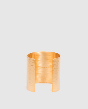 Saint Laurent Cassandre gold-tone coffee bracelet 831752Y1500