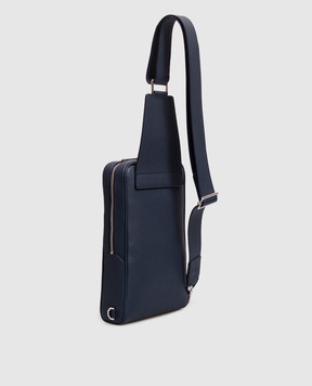 Stefano Ricci Blue leather sling bag ND219GPVD