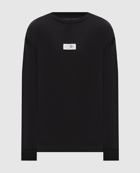 Maison Margiela MM6 Black long sleeve with patch SH0NH0028M20258