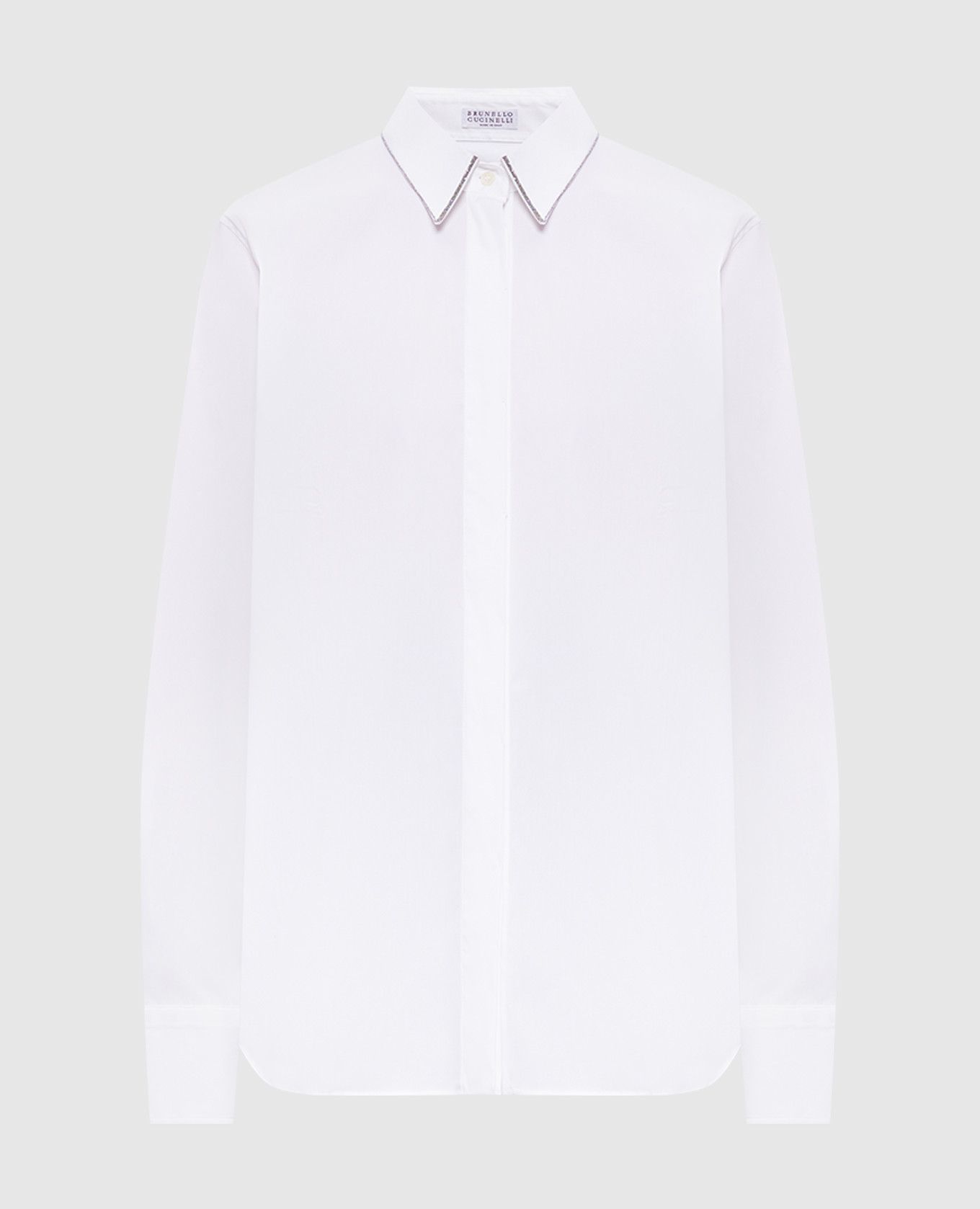 White shirt with chain