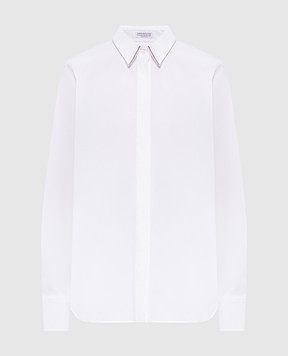 Brunello Cucinelli White shirt with chain MP091MA606