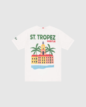 MC2 SAINT BARTH Children's white T-shirt Tropez Summer PRL000102317L