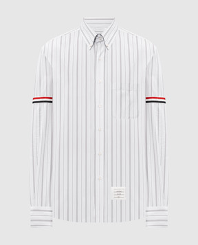 Thom Browne Blue striped shirt MWL301OF1223