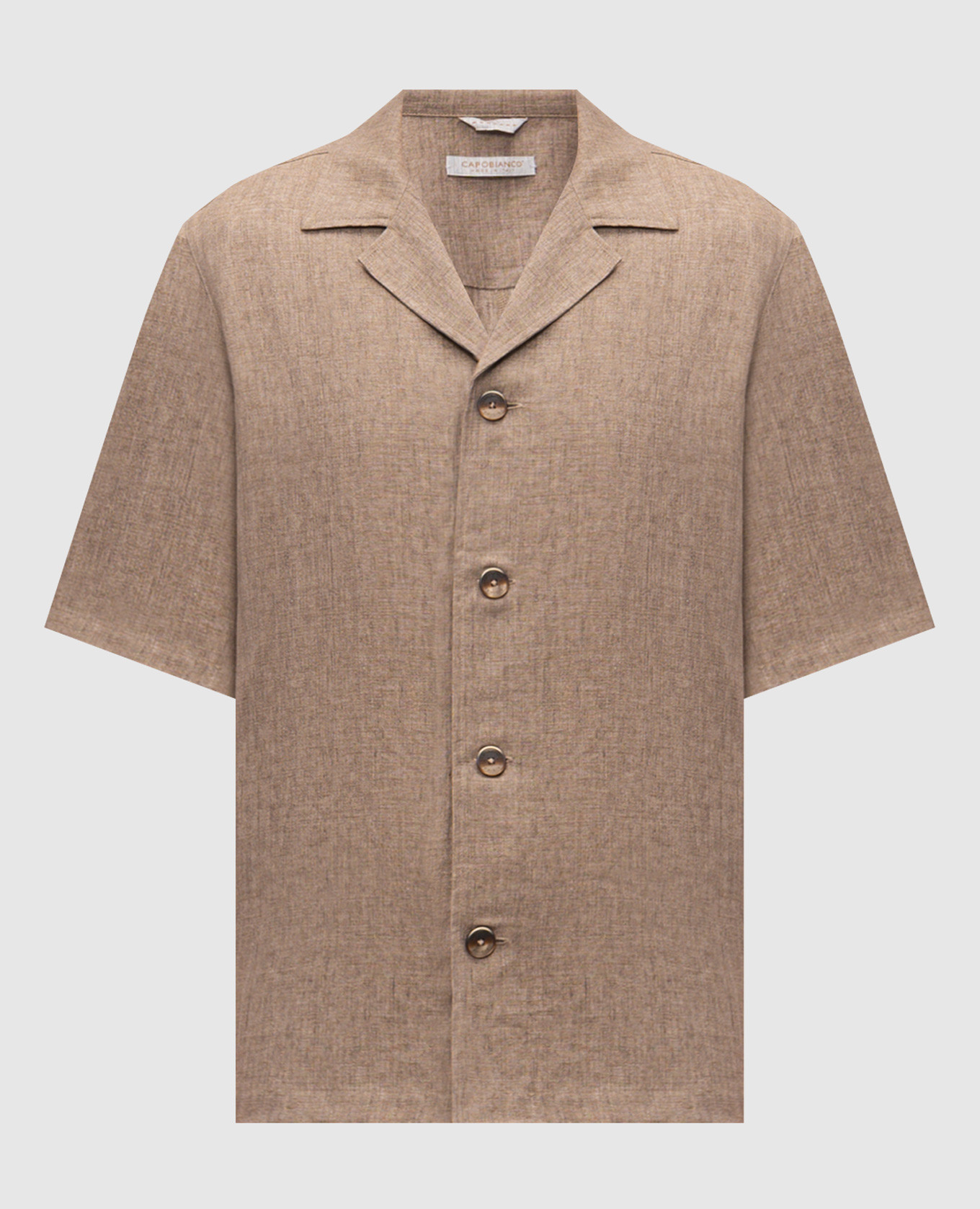 Brown linen shirt