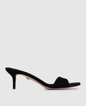 Babe Pay Pls Black suede mules 274503ZA