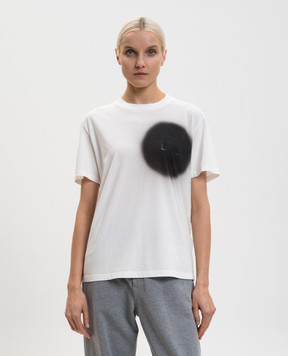 Maison Margiela MM6 White T-shirt with logo S52GC0364M20048