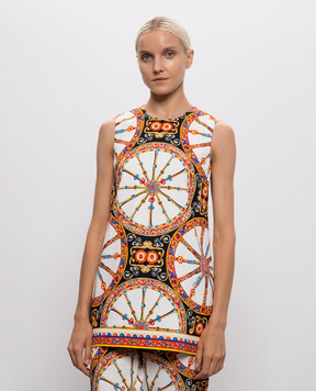 Dolce&Gabbana Brand print top F7BZ0TGDDTD
