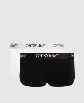 Off-White Set of briefs with logo OMUF003C99JER001