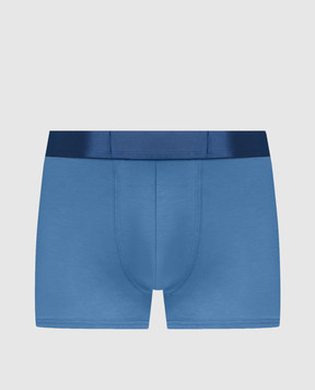 CDLP Blue boxer briefs with logo pattern MUW001005321