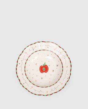 Bitossi Home Porcelain Apple Soup Plate PAN01041