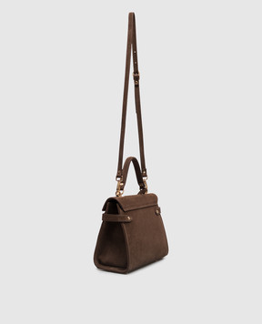 Gianni Notaro Brown suede bag 099SUEDEORO