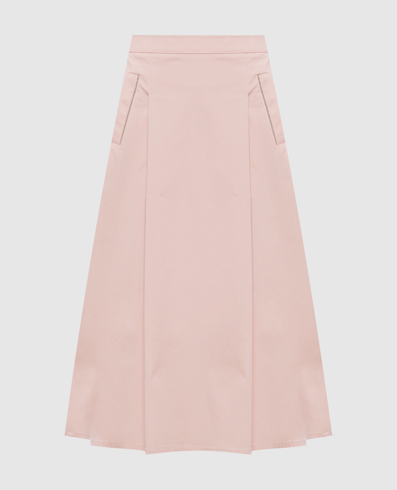 Pink skirt with monil chain Peserico