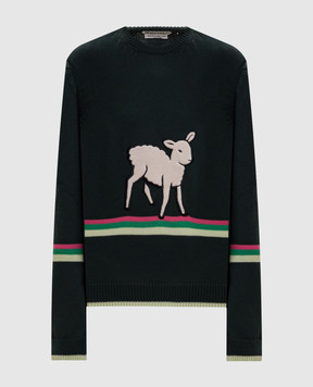JW Anderson Green cotton sweater KW1622YN0515