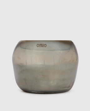 Onno Cape Champagne M candle with Sage scent in a glass candle holder ON513SA