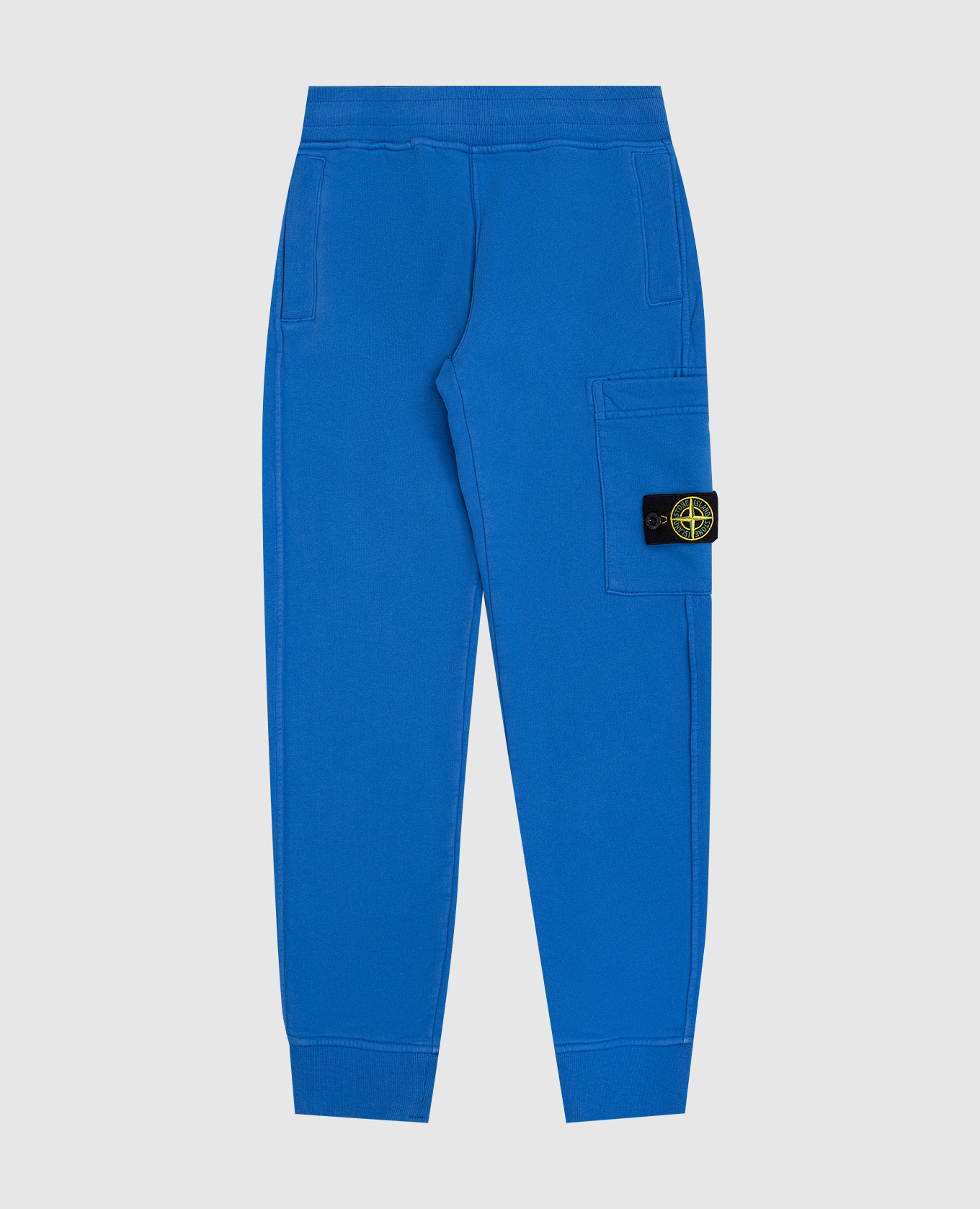 

Children's blue insulated pants with logo Stone Island