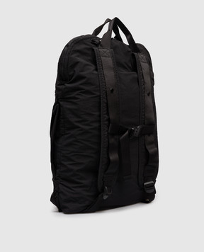 C.P. Company Black backpack with logo 2MAC051A110540M