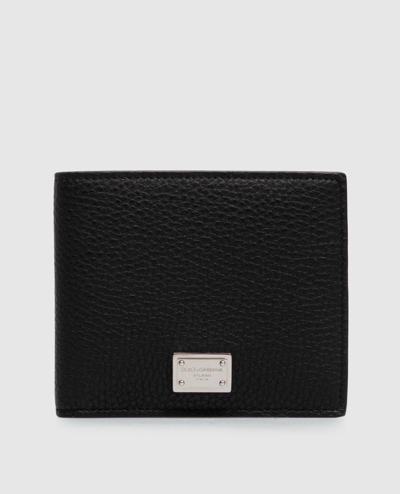 Black leather wallet