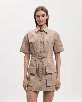 Balmain Beige dress GF0R7480CG65