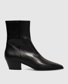 Aeyde Baba black leather ankle boots AB0605002001225