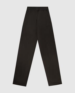 Palm Angels Children's black sweatpants F6PAJBPA029