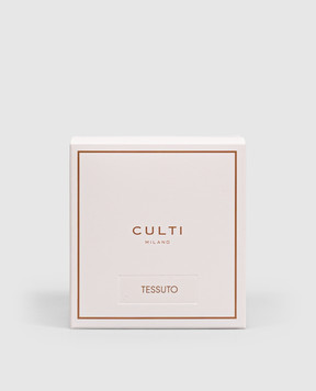 Culti Milano TESSUTO scented candle in a glass candlestick 550 g PCABILTES0550GBIA0000