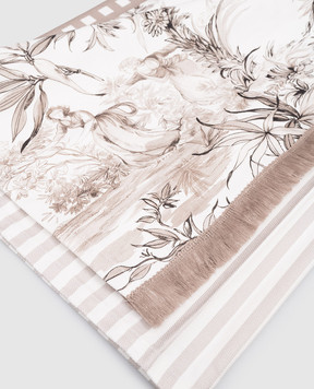 Baci Milano White table runner Versailles RAMCOL01