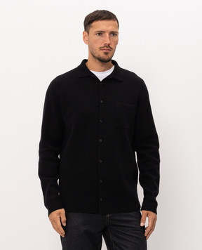 Peserico Black wool and cashmere shirt R59599F1209470